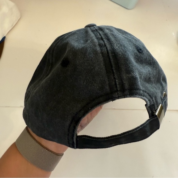 Pickleball Embroidered Gray Cotton Casual Baseball Hat Cap - Picture 3 of 5